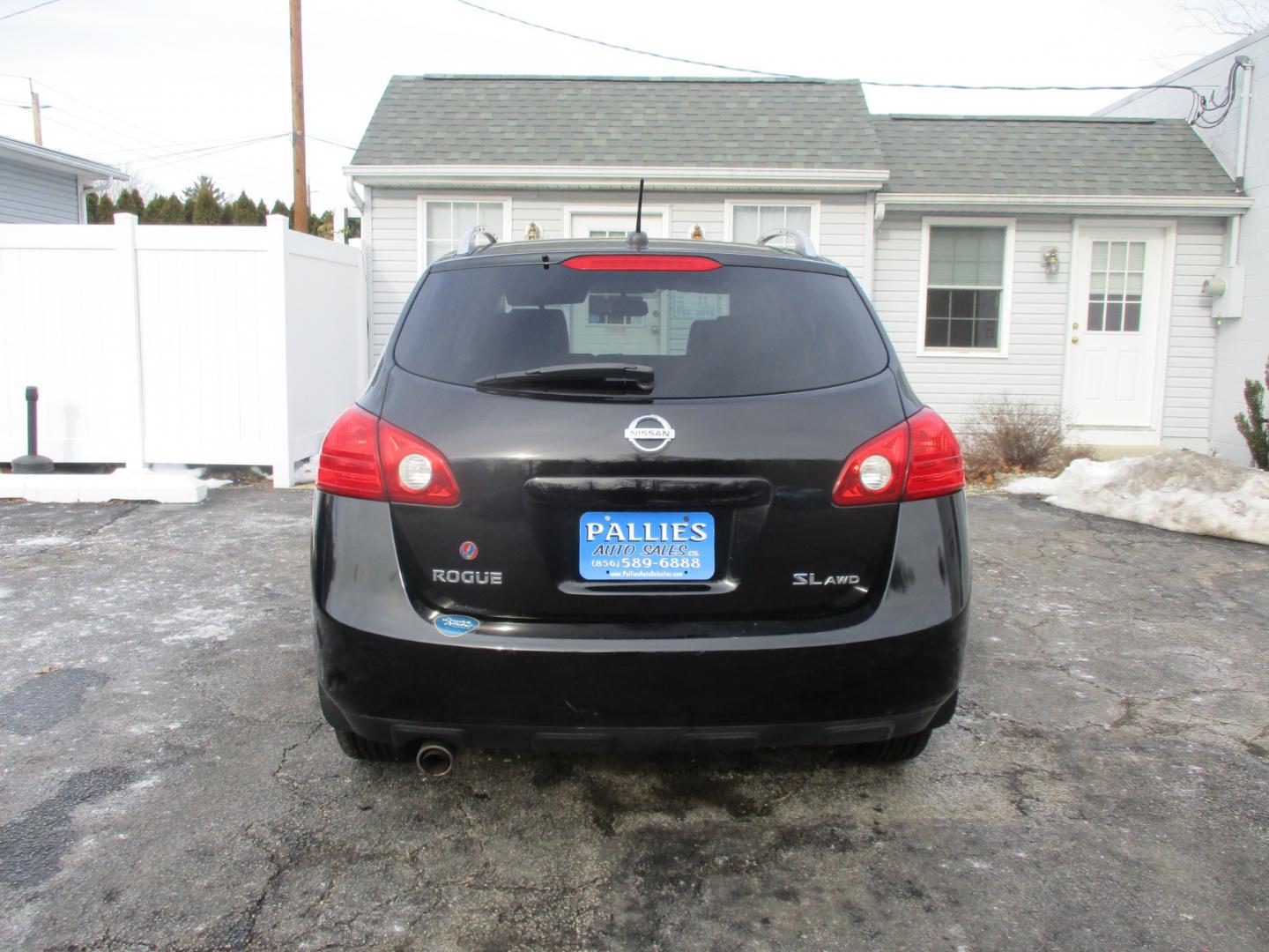 2009 BLACK Nissan Rogue S AWD (JN8AS58V99W) with an 2.5L L4 DOHC 16V engine, CVT transmission, located at 540a Delsea Drive, Sewell, NJ, 08080, (856) 589-6888, 39.752560, -75.111206 - Photo#5